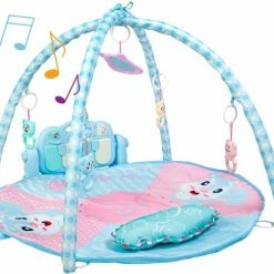 Viking Choice Speelkleed Baby - Muzikaal - Activiteitenkleed - Blauw & Roze