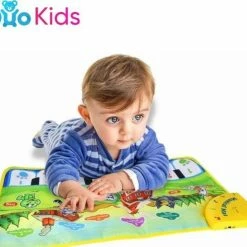 Duo Kids - Muzikaal Educatief Speelmatje 40 X 60 CM - Baby / Peuter Kinderen Speelgoed Met Geluid En Licht Effecten - Dieren Boerderij Tapijt