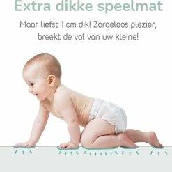 Little Hippo® Speelmat 200x180cm - Foam Speelkleed 'Dino's' - Dubbelzijdige XXL - Kinder/Baby Speelmat - Opvouwbaar - Anti-slip -Exporteren speelkleden winkel 550x495 2