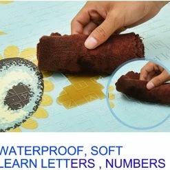 Merkloos SCHEFMAN® Baby Speelmat – Dubbelzijdig Speelkleed – Opvouwbaar – Foam – Antislip En Waterafstotend - 180x160x1 Cm - Bos Dieren En Track Park -Exporteren speelkleden winkel 550x497 4