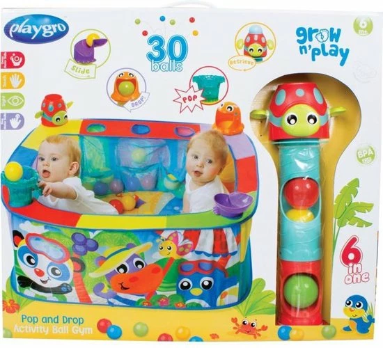 Playgro Activiteiten Ballenbak - Babygym - Incl 30 Ballen - 4 Speelopties 24 Playgro Activiteiten Ballenbak - Babygym - Incl 30 Ballen - 4 Speelopties - Afbeelding 22