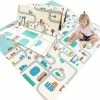 FOXSPORT Speelmat - Baby - Kinderen - Kruipmat - Speelkleed - Dubbelzijdig - XL - Opvouwbaar - 1,5CM Dik - Foam - Olifant & Aapje - Cijfers & Letters - 180 X 200 CM - Inclusief Opbergtas -Exporteren speelkleden winkel 550x502 1