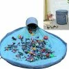 Merkloos TDR - 2 In 1 Speelkleed Opbergmand - Stevige Stof - Diameter Kleed 1,5 Meter - Blauw -Exporteren speelkleden winkel 550x502 3