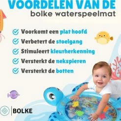 Bolke® - Waterspeelmat - Watermat Voor Baby's - Babyshower Cadeau – Kraamcadeau – Speelgoed – Speelkleed Baby - Opblaasbare Watermat 14 Bolke® - Waterspeelmat - Watermat Voor Baby's - Babyshower Cadeau – Kraamcadeau – Speelgoed – Speelkleed Baby - Opblaasbare Watermat -Exporteren speelkleden winkel 550x502 5