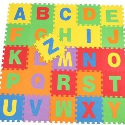 Buxibo Puzzelmat Alfabet - 26 Letters - Speelkleed Baby - Foam Speelmat 27 X 27 CM -Exporteren speelkleden winkel 550x505 3