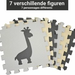 GIZMO Speelmat XL Voor Baby/Peuters - EVA Foam Puzzelmat / Speelkleed Met Opstaande Rand - 150x150x1.5 Cm -Exporteren speelkleden winkel 550x507