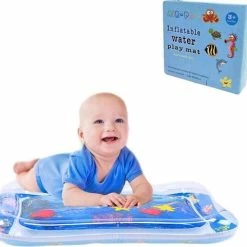 Lema Products Lema Playday® - Babygym - Baby Shower - Speelmat - Waterspeelmat - Speelkleed - Tummy Time - Kraamcadeau - Watermat - Blauw