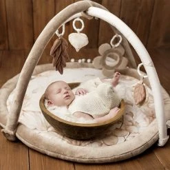 Merkloos Ronde Babyspeelmat Boho -Exporteren speelkleden winkel 550x508 1