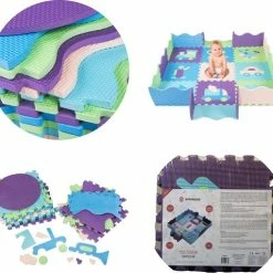 Springos Speelmat | Speelmat Foam | Puzzelmat | Figuren | 9 Puzzelstukken -Exporteren speelkleden winkel 550x510 3