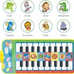 EVANOVM Piano Mat - Speelmat - Dansmat - Muziekmat - 118x50 Cm -Exporteren speelkleden winkel 550x512 10