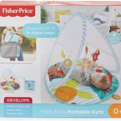 Fisher-Price Baby Speelkleed 78.5 X 78.5 X56 Cm Opvouwbare Draagbare Gym Baby Speelkleed Baby Speelmat Voor Klein Kinderen Vier Schattige Speelgoeddieren -Exporteren speelkleden winkel 550x515 7