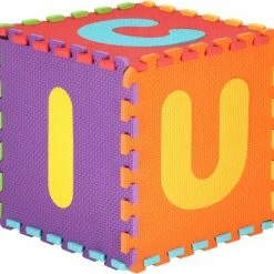 Springos Speelmat | Speelmat Foam | Puzzelmat | 36 Stukken | Letters & Cijfers | 172 X 172 Cm | Multicolor -Exporteren speelkleden winkel 550x515 8