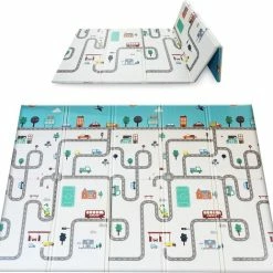 IKIDO Speeltapijt Play Mats Voor Baby's Kinderen - Opvouwbaar - Waterdicht - Antislip - Speelkleed Cadeau Schatje - Aan Beide Kanten Te Gebruiken (200 X 180 X 1,5CM )