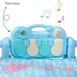 Viking Choice Speelkleed Baby - Muzikaal - Activiteitenkleed - Blauw & Roze -Exporteren speelkleden winkel 550x522 8