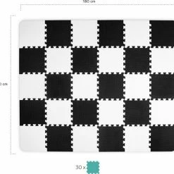 Kinderkraft Luno - Speelkleed Puzzelmat - Zwart Wit -Exporteren speelkleden winkel 550x522 9