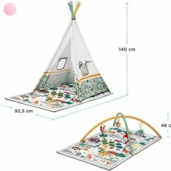 Kinderkraft Tippy Tent - Speelkleed - Speelmat - Little Gardener -Exporteren speelkleden winkel 550x524 5