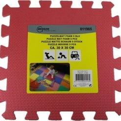 Benson 36 Stuks Roze Puzzel Vloertegels Foam 30 X 30 Cm - Puzzel Speelmat - Baby/peuter Speelgoed Matten