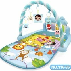 Diversicus Interactieve Speelmat – Speelkleed Interactie - Muziek Mat Blauw