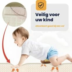 MIRO. MIRO Speelmat Baby Kinderen - Kruipmat - Speelkleed - Dubbelzijdig - XL - Opvouwbaar - Extra Dik - Foam - Panda & Hertje - Cijfers & Letters - 180 X 200 CM - Inclusief Opbergtas -Exporteren speelkleden winkel 550x527 2