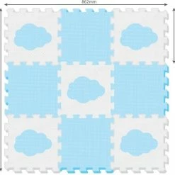 Merkloos BOUM Speelmat Speeltegel Wolken -Exporteren speelkleden winkel 550x528 4