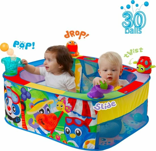 Playgro Activiteiten Ballenbak - Babygym - Incl 30 Ballen - 4 Speelopties 3 Playgro Activiteiten Ballenbak - Babygym - Incl 30 Ballen - 4 Speelopties