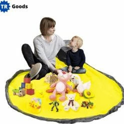 T.R.Goods T.R. Goods - 2-in-1 Speelkleed Met Opbergmand - Geel / Grijs - 135cm - Multifunctioneel Opbergkleed - Speelgoed Organizer - Speelmat Voor Kinderen 13 T.R.Goods T.R. Goods - 2-in-1 Speelkleed Met Opbergmand - Geel / Grijs - 135cm - Multifunctioneel Opbergkleed - Speelgoed Organizer - Speelmat Voor Kinderen -Exporteren speelkleden winkel 550x530 6