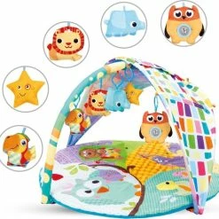 Kidwell Babygym Met 5 Speeltjes - 84 X 84 X 55 Cm -Exporteren speelkleden winkel 550x531 13