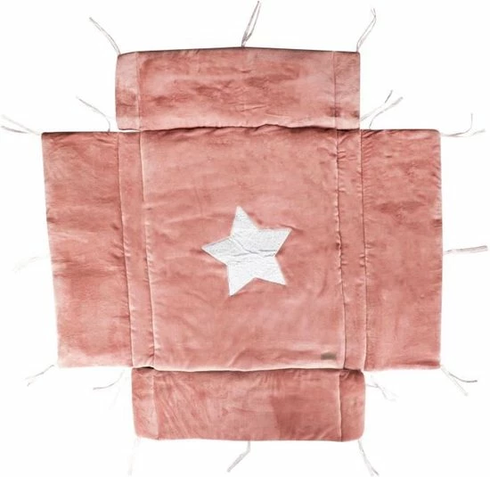 Domiva Boxkleed - 75x95/100x100 Cm - Omkeerbaar - Terracotta 3 Domiva Boxkleed - 75x95/100x100 Cm - Omkeerbaar - Terracotta