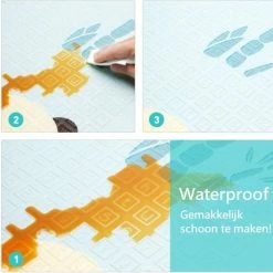 ADSafety - Foam Speelmat Baby/Peuter/Kind - Opvouwbaar Speelkleed/Vloerkleed - Dubbelzijdig Educatief Speeltapijt - 1CM Dik - Giraf & Olifant -Exporteren speelkleden winkel 550x535 3