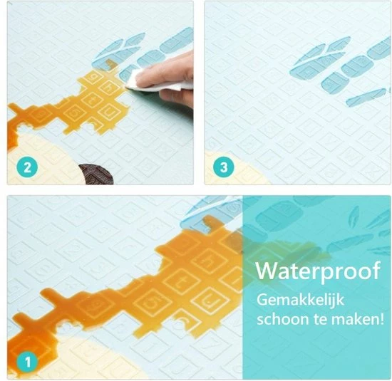 ADSafety - Foam Speelmat Baby/Peuter/Kind - Opvouwbaar Speelkleed/Vloerkleed - Dubbelzijdig Educatief Speeltapijt - 1CM Dik - Panda & Hert 10 ADSafety - Foam Speelmat Baby/Peuter/Kind - Opvouwbaar Speelkleed/Vloerkleed - Dubbelzijdig Educatief Speeltapijt - 1CM Dik - Panda & Hert - Afbeelding 8