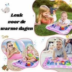 Joyha Roze Baby Water Speelmat - 3 Tot 18 Maanden - Meisjes - Waterspeelgoed - Speelkleed - Strand Speelgoed - BabyGym - Kraamcadeau - Aquamat -Exporteren speelkleden winkel 550x539 11