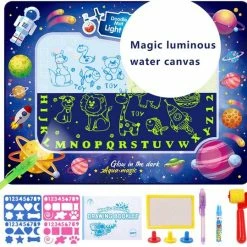 Buxibo - Magische Doodle Mat Tekenmat/Kinder Speelmat Space Met Vormpjes En Cijfers - Foam - Kruipmat - Speelkleed Ruimte - Vloermat - Baby/Peuter & Kind -Exporteren speelkleden winkel 550x539 3