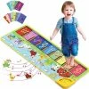 Merkloos Kids Muziek Mat Met 100+ Geluiden, Piano Dance Mat Opgewaardeerd 4 Modes, Kinderen Keyboard Mat Instrumenten Muzikale Speelmat Voor Kids Jongens Meisjes (110* 36cm)