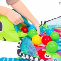 MIRO Babygym Schildpad 3 In 1 Speelmat + Ballenbak 0 Tot 2 Jaar Fairchild -Exporteren speelkleden winkel 550x542 10