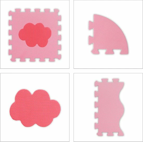 Relaxdays 52-delige Speelmat Foam - Puzzelmat - Vloerpuzzel - Speeltegels Kinderen - Zacht - Roze 9 Relaxdays 52-delige Speelmat Foam - Puzzelmat - Vloerpuzzel - Speeltegels Kinderen - Zacht - Roze - Afbeelding 7