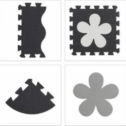 Relaxdays 34-delige Speelmat Met Rand - Puzzelmat Kinderkamer - Speeltegels - Vloerpuzzel - Grijs -Exporteren speelkleden winkel 550x544 21