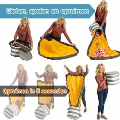 Allerion® Allerion Speelgoed Opbergdoos – Speelkleed – Voor Binnen En Buiten – Grijs En Geel – 150cm X 150cm - Inclusief Handvaten 21 Allerion® Allerion Speelgoed Opbergdoos – Speelkleed – Voor Binnen En Buiten – Grijs En Geel – 150cm X 150cm - Inclusief Handvaten -Exporteren speelkleden winkel 550x544 8