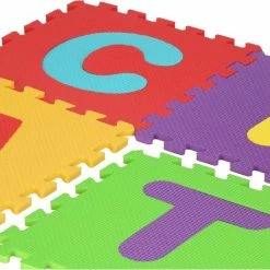 Springos Speelmat | Speelmat Foam | Puzzelmat | 36 Stukken | Letters & Cijfers | 172 X 172 Cm | Multicolor -Exporteren speelkleden winkel 550x545 21
