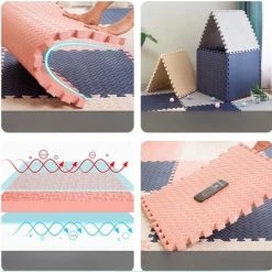 CELT Puzzelmat - Speelmat - Kruipmat - Baby - Kinderen - EVA Foam - 24 Delig - 30x30CM – Opvouwbaar - 1CM Dik - Waterproof - Blauw/geel -Exporteren speelkleden winkel 550x545 9