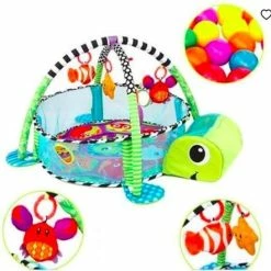 MIRO Babygym Schildpad 3 In 1 Speelmat + Ballenbak 0 Tot 2 Jaar Fairchild -Exporteren speelkleden winkel 550x546 13