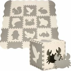 Springos Speelmat | Speelmat Foam | Puzzelmat | Figuren | Dieren | 9 Puzzelstukken | 120 X 120 Cm | Creme/Grijs 28 Springos Speelmat | Speelmat Foam | Puzzelmat | Figuren | Dieren | 9 Puzzelstukken | 120 X 120 Cm | Creme/Grijs -Exporteren speelkleden winkel 550x546 14