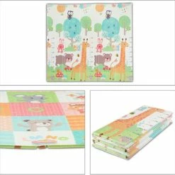 Relaxdays Speelmat Dieren - 195 X 175 Cm - Kindermat - Kruipmat - Opvouwbaar - Kleurrijk -Exporteren speelkleden winkel 550x546 27