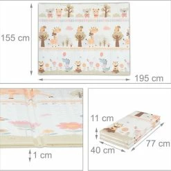 Relaxdays Speelmat Dieren - Kindermat - Opvouwbaar - Kruipmat - 195x155 - Afwasbaar - Foam 22 Relaxdays Speelmat Dieren - Kindermat - Opvouwbaar - Kruipmat - 195x155 - Afwasbaar - Foam -Exporteren speelkleden winkel 550x546 8