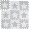 Relaxdays Speelmat Foam Sterren - Puzzelmat - Kinderen - Speelkleed - Vloermat Eva Schuim - Wit-grijs -Exporteren speelkleden winkel 550x547 23