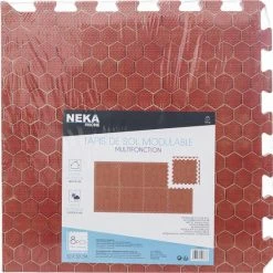 Neka 8x Stuks Foam Puzzelmat Zwembadtegels/fitnesstegels Terracotta Tegeltjes 50 X 50 Cm -Exporteren speelkleden winkel 550x547 24