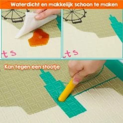 Allerion® Allerion Foam Speelmat Set Londen En Dieren – Opvouwbaar – Dubbelzijdig - 200cm X 150cm – Inclusief Opbergtas -Exporteren speelkleden winkel 550x548 3