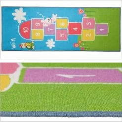 Relaxdays Hinkelmat - Speelkleed Hinkelen - Speelmat - Vloerkleed Kinderkamer -180x70 Cm -Exporteren speelkleden winkel 550x549 55