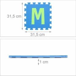 Relaxdays Speelmat Puzzel - 36 Foam Tegels - Puzzelmat Kinderen - Speelkleed Baby - Peuter -Exporteren speelkleden winkel 550x549 8