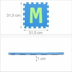 Relaxdays Speelmat Puzzel - 36 Foam Tegels - Puzzelmat Kinderen - Speelkleed Baby - Peuter -Exporteren speelkleden winkel 550x549 9