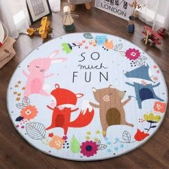 Merkloos Jeteven Baby Speelmat - Speeltapijt - Zintuiglijke Ontwikkeling Speelkleed Cadeau Schatje - 150cm